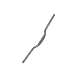 Volan alu sjajni, crni laser, 660x31.8mm, r15mm
