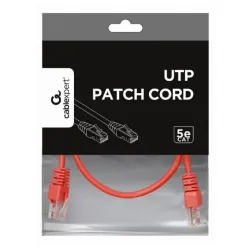 PP12-0.25M/R Gembird Mrezni kabl, CAT5e UTP Patch cord 0.25m red