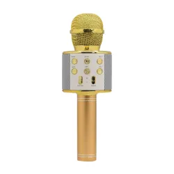Mikrofon karaoke+ zvucnik (WS-858) BTS16/ 02 zlatna