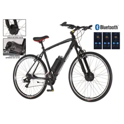 E-bicikl visitor terra man crno sive boje