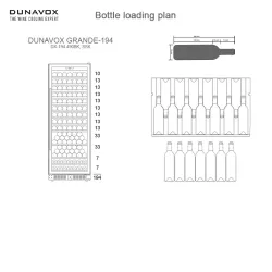 DUNAVOX DX-194.490BK vinska vitrina