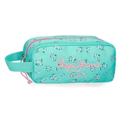 PEPE JEANS NORA prazna pernica sa 3 pregrade