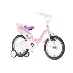 Bicikl visitor lovely little princess 16" roze
