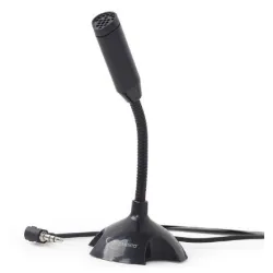 MIC-D-02 * Gembird Desktop mikrofon, savitljivo telo, black, 3.5mm (259)