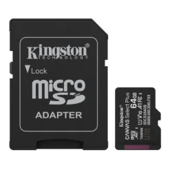 KINGSTON Memorijska kartica U1 V10 SDXC 64GB Canvas Select Plus G3 150R SDCS3/64GB + adapter