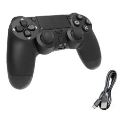 JPD-Wireless-Thrillershock PC/PS4 BLACK Gembird Bezicni gamepad sa dvostrukom vibracijom v2
