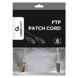 PP6-0.25M/W Gembird Mrezni kabl, CAT6 FTP Patch cord 0.25m white