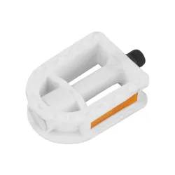 Pedala dečja pvc bela bez ležaja 9/16” širi navoj 92 x 55 mm