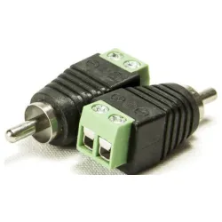 CON-RCA01M Gembird RCA konektor (cinc) na sraf muski (cena za1kom, pakovanje 10kom)