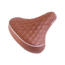 Sedlo comfort step dupla opruga braon