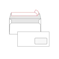 Koverta ameriken Pigna DP 11x23 1/500