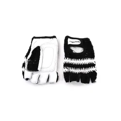 Sportske rukavice CAPRIOLO - retro crochet dizajn L crne