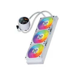 Vodeno hlađenje za CPU LEVELPLAY Combat Liquid 360 HUD AIO/sa ekranom/bela