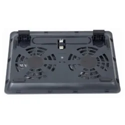 NBS-2F15-05 Gembird hladnjak za laptop, 15.6 2x125mm Fan, USB, 340x250mm, Ergo Stand