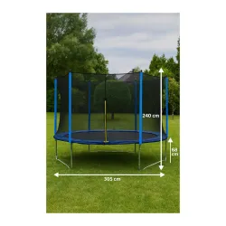 Trampolina set 305 cm sa zaštitnom mrežom
