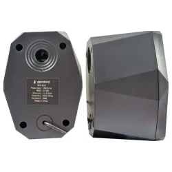 SPK-B26 * Gembird Stereo zvucnici black LED, 2.0 inch, 6W RMS (2x3W) USB pwr, volume control, 3,5mm