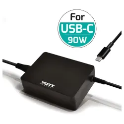 Punjač za Laptop Port Designs 90W Type C EU