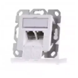 Uzidna utičnica AMJ sa 2 RJ-45 cat 6 Fully shilded STP 00020A0393