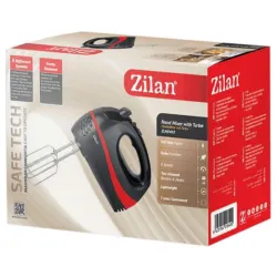 Zilan ZLN8402/BK Mikser ruèni, boja crno/crvena, 5 brzina+turbo, 300 W
