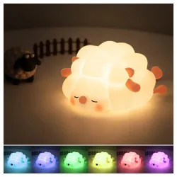 Višebojno noćno svetlo "ovca"