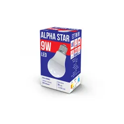 Alpha Star E27 9W NB LED Sijalica 4000K/800Lm/220V,Bela