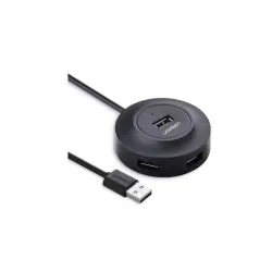 USB Hub 4 port Ugreen 2.0 CR106 crni
