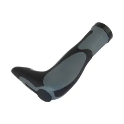 Ručke volana trekking sa integrisanim rogovima sivo crne