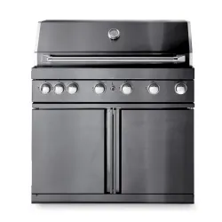 Crni inox plinski roštilj 15891