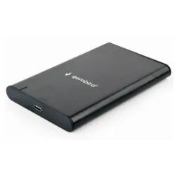 EE2-U3S-6 Gembird USB 3.1 Externo kuciste za 2.5 SATA hard diskove, Type-C, bruseni aluminium,crno A