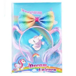 Rajf za kosu Unicorn mašna