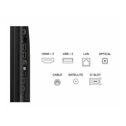 Televizor TCL 43P7K/QLED/43"/4K UHD/60Hz/Google TV/crna