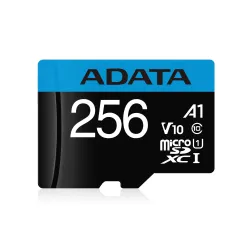 Micro SD Card 256GB AData + SD adapter AUSDX256GUICL10A1-RA1/ class 10