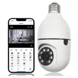 CAM-IP3MP-Q8 GMB kamera 3 mpix microSD iCSee xmeye pro app Two-way voice 3,6mm ZA SIJALICNO GRLO E27