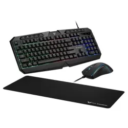 Tastatura + miš + podloga USB Volkano VX Helios VX-148-BK US crna