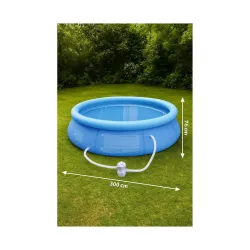 Avenli bazen, 300x76 cm, prsten, sa pumpom