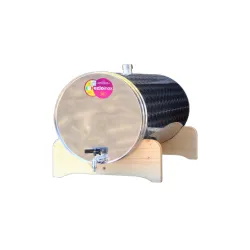 Inox bačva 45 l- horizontalna (za rakiju)- sa slavinom