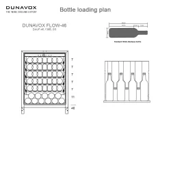 DUNAVOX DAUF-46.138B vinska vitrina