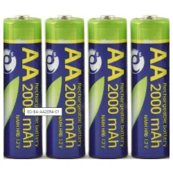 EG-BA-AA20R4-01 ENERGENIE 2000mAh AA, PAK4 CK, ready-to-use PUNJIVE NiM baterije (rec