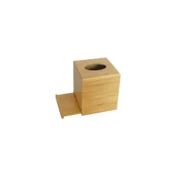 KINGHOFF KH1689 DRŽAČ ZA PAPIR BAMBUS 13.8X13.8X15.6CM