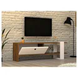 Tv komoda Izvor belo-orah