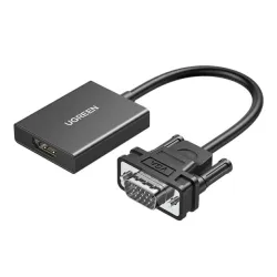 Adapter konverter Ugreen VGA na HDMI + Audio port 1080P/60Hz CM513