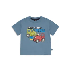 LEGO DUPLO majica kratkih rukava, prašnjavo plava - 98