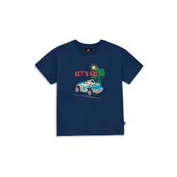 LEGO Iconic majica kratkih rukava, teget - 152