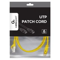 PP6U-0.5M/Y Gembird Mrezni kabl, CAT6 UTP Patch cord 0.5m yellow
