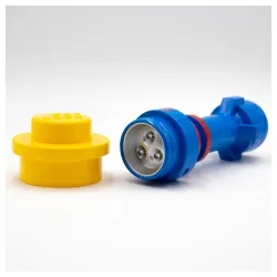 LEGO Iconic baterijska lampa: crveno-žuta