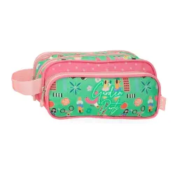 ENSO URBAN GARDEN prazna pernica sa 3 pregrade - pink