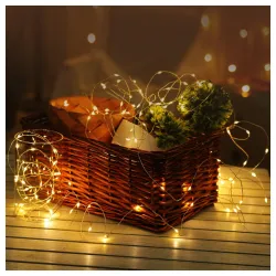 Lampice za jelku sa 50 toplo belih LED dioda