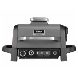 Gril NINJA OG701EU Woodfire Electric Outdoor BBQ Grill & Smoker/2400W/crna