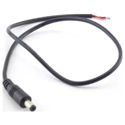 KABL-DCM1 V DC konekor muski na kabal 5.5x2.1 duzina 16cm (cena za1kom, pakovanje 10kom)