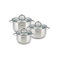 KINGHOFF KH4446 SET ŠERPI 1/3 INOX 6 DELOVA